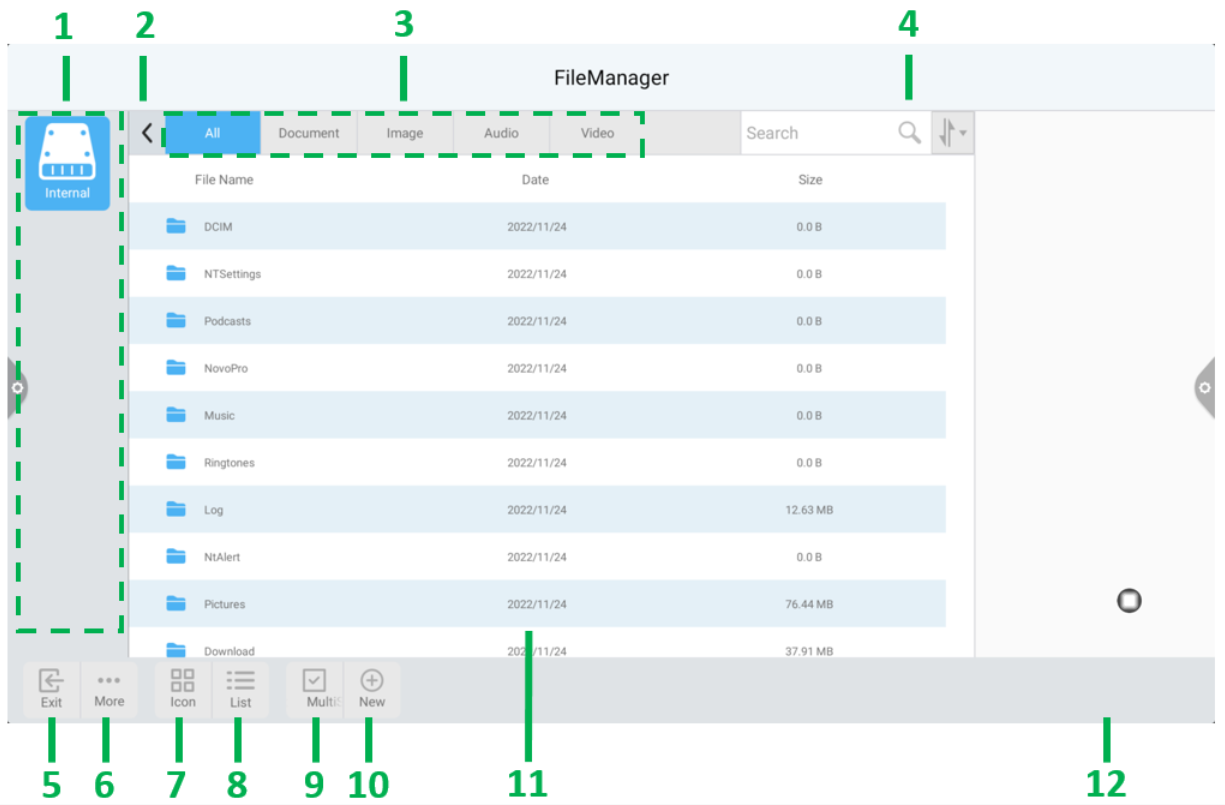 3.7 File Manager – Novo Support
